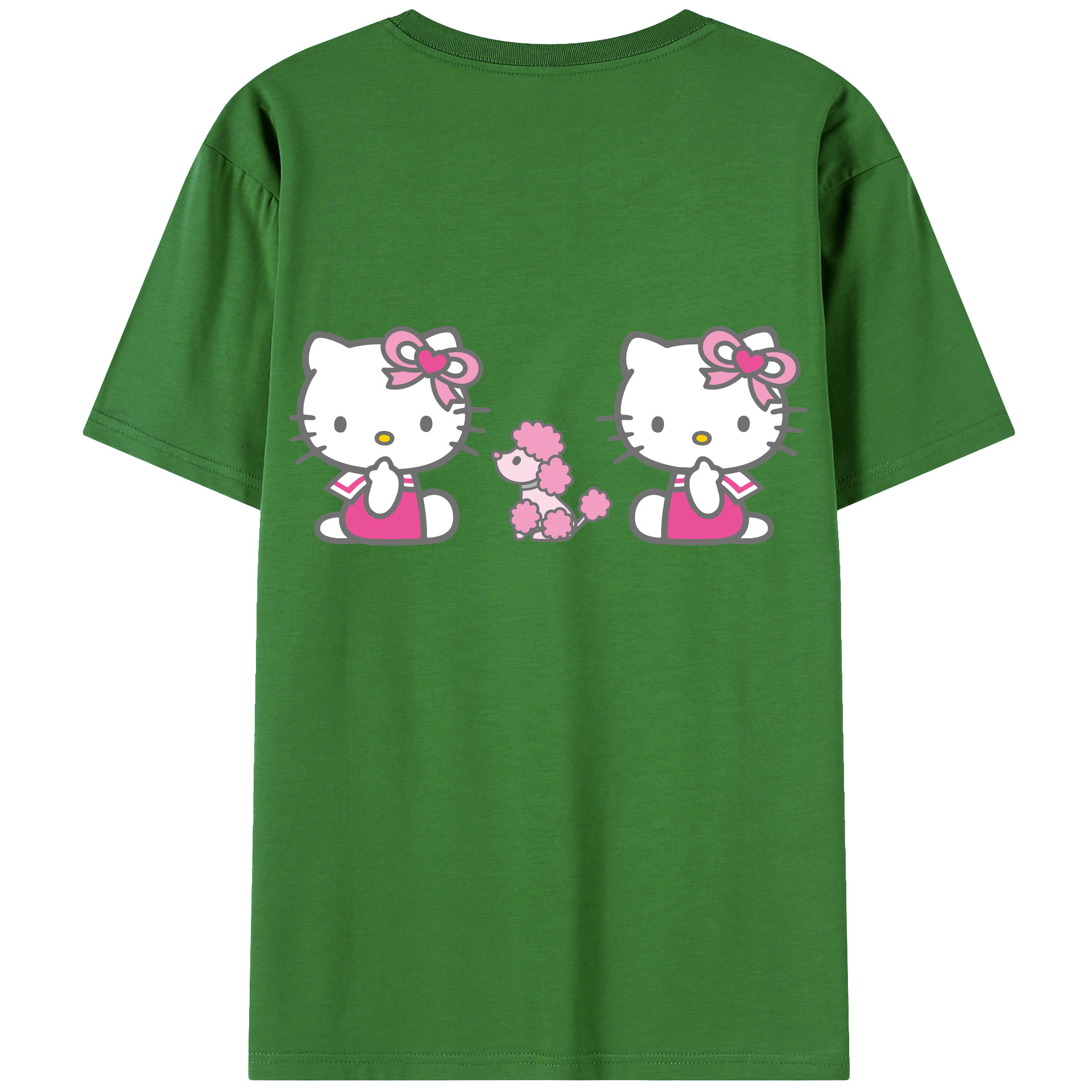 （画像用） Hello Kitty ハローキティ レディース半袖Tシャツ(バックプリント)